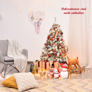 Costway  Χριστουγεννιάτικο Δέντρο 135 εκ. με Φωτισμό και Μεταλλική ...