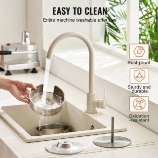 VEVOR Επαγγελματική Μηχανή Παρασκευής Μπιφτεκιών με 3 Καλούπια (4/5...