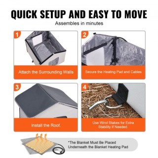 VEVOR Πτυσσόμενο Σπίτι Γάτας με Θερμαινόμενο Μαξιλάρι Γκρι Μεσαίο ... VEVOR Πτυσσόμενο Σπίτι Γάτας με Θερμαινόμενο Μαξιλάρι Γκρι Μεσαίο ...