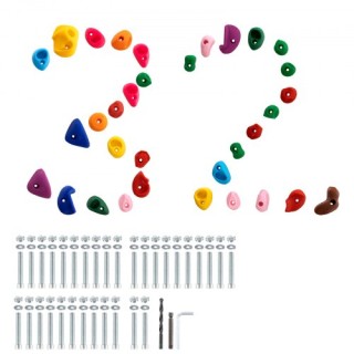 VEVOR 32 Χειρολαβές Αναρρίχησης για Εσωτερικό/Εξωτερικό Χώρο  PYZJT...