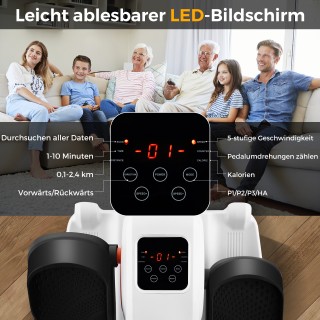 Costway Ηλεκτρικός Συσκευή Πεταλιών Υπό-γραφείο για Ηλικιωμένους με...