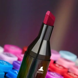 BAKAJI Σετ 168 Διπλοί Μαρκαδόροι Λεπτή & Χοντρή Μύτη με Τσάντα για ...