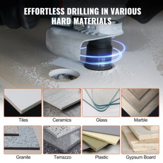 Σετ Διαμαντοκορώνων VEVOR, 8 τεμ. 6-65mm, για Πλακάκια & Κεραμικά ... Σετ Διαμαντοκορώνων VEVOR, 8 τεμ. 6-65mm, για Πλακάκια & Κεραμικά ...