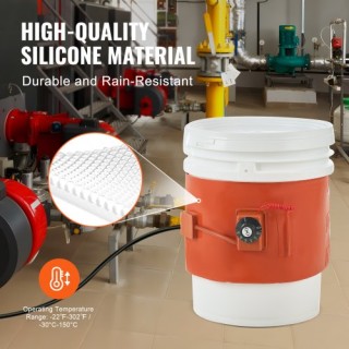 VEVOR Θερμαντήρας Μεταλλικού Δοχείου 5 Γαλονιών 800W 7.75 86-302℉ Ρ...