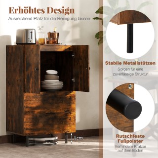 Costway Ξύλινος Σερβιτόρος με Μεταλλικά Πόδια - Κομψή Λύση Αποθήκε... Costway Ξύλινος Σερβιτόρος με Μεταλλικά Πόδια - Κομψή Λύση Αποθήκε...