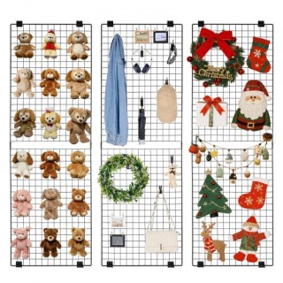 VEVOR 3 Σετ Τοίχου Grid, Μαύρο Ατσάλι BGWGQ7080INC1MICW001V0 VEVOR 3 Σετ Τοίχου Grid, Μαύρο Ατσάλι BGWGQ7080INC1MICW001V0