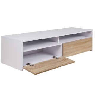 BAKAJI Έπιπλο τηλεόρασης μοντέρνου σχεδιασμού 130 x 40 x 35.5 εκ, ... BAKAJI Έπιπλο τηλεόρασης μοντέρνου σχεδιασμού 130 x 40 x 35.5 εκ, ...