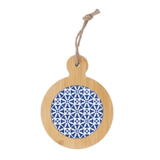 Galileo Σετ 8 τμχ Ξύλινη πλάκα κοπής από μπαμπού και κεραμικό με δι...