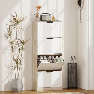 Συμπαγής Παπουτσοθήκη Slim με 4 Συρτάρια για 20 Ζευγάρια Παπουτσιών... Συμπαγής Παπουτσοθήκη Slim με 4 Συρτάρια για 20 Ζευγάρια Παπουτσιών...