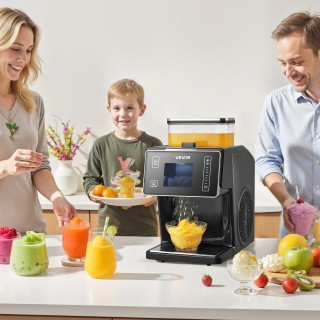 VEVOR Μηχανή Παραγωγής Χιονιού 20KG/24H με Ανοξείδωτη Λεπίδα για Σπ...