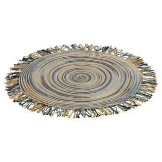 Villa DEste  Σετ 6 τμχ Στρογγυλό πράσινο σουπλά με κρόσσια Shade of...