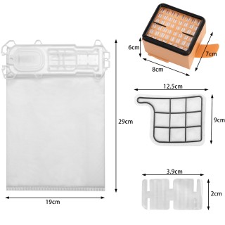 BAKAJI Σετ Kit Folletto VK135 VK136: 12 Σακούλες + 12 Αρωματικά + 2... BAKAJI Σετ Kit Folletto VK135 VK136: 12 Σακούλες + 12 Αρωματικά + 2...