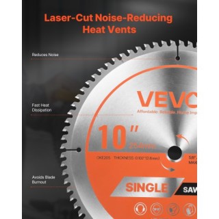 VEVOR Δίσκος Πριονιού 254mm, 80 Λάμες, Για Αλουμίνιο και Μέταλλα DP... VEVOR Δίσκος Πριονιού 254mm, 80 Λάμες, Για Αλουμίνιο και Μέταλλα DP...