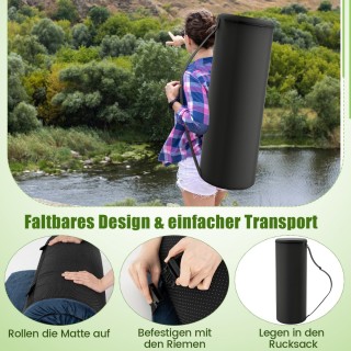 Άνετο Στρώμα Κάμπινγκ με Αδιάβροχο Ύφασμα, Memory Foam & Αντιολισθη... Άνετο Στρώμα Κάμπινγκ με Αδιάβροχο Ύφασμα, Memory Foam & Αντιολισθη...