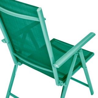 BAKAJI Σετ 2 Πτυσσόμενες Καρέκλες Κήπου Πράσινες Ξαπλώστρες Εξωτερι... BAKAJI Σετ 2 Πτυσσόμενες Καρέκλες Κήπου Πράσινες Ξαπλώστρες Εξωτερι...
