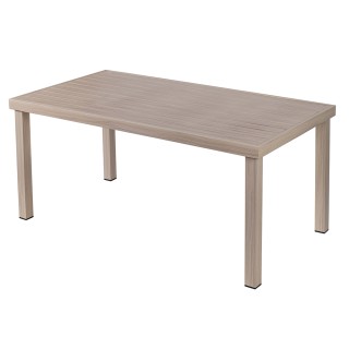 Galileo Σετ τραπέζι και 6 καρέκλες κήπου με κατασκευή από αλουμίνιο...