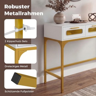 Costway Κονσόλα Εισόδου με Φωτισμό LED και Σταθμό Φόρτισης, Λευκή, ... Costway Κονσόλα Εισόδου με Φωτισμό LED και Σταθμό Φόρτισης, Λευκή, ...