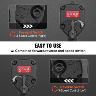 VEVOR Αερόκλειδο 3/8 690ft-lbs 90-120PSI  KQCJBSJSQ550N4DZDV0