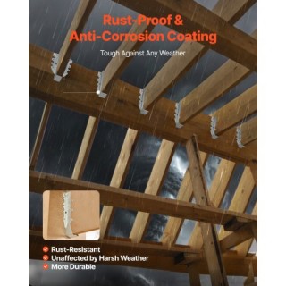 VEVOR Κρεμαστάρι Δοκού 40x38x199 mm 50 Τεμάχια TLDJ210INCH5HCMQL001V0 VEVOR Κρεμαστάρι Δοκού 40x38x199 mm 50 Τεμάχια TLDJ210INCH5HCMQL001V0