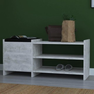 BAKAJI Παπουτσοθήκη Εισόδου με 2 Ράφια και Μαξιλάρι 100 x 44 x 35 ε... BAKAJI Παπουτσοθήκη Εισόδου με 2 Ράφια και Μαξιλάρι 100 x 44 x 35 ε...