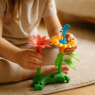 Kruzzel Σετ 139 τμχ Δημιουργικών Κατασκευών Κήπου 3D για Παιδιά 26331