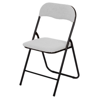 Galileo Λευκή Πτυσσόμενη Καρέκλα Εξοικονόμησης Χώρου Εφέ Τέντι 43x5...