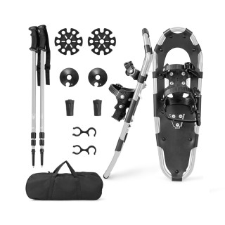 Costway  Σετ Χιονοπέδιλων 4-σε-1 με Ρυθμιζόμενα Μπαστούνια και Τσάν...