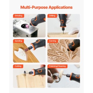 VEVOR Σετ Ασύρματου Περιστροφικού Εργαλείου VEVOR, 73 Εξαρτήματα, D... VEVOR Σετ Ασύρματου Περιστροφικού Εργαλείου VEVOR, 73 Εξαρτήματα, D...