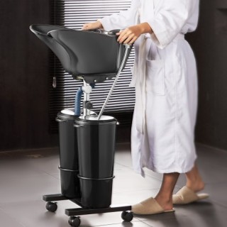 VEVOR Φορητός Νιπτήρας Κομμωτηρίου με Ρυθμιζόμενο Ύψος και Σωλήνα Α... VEVOR Φορητός Νιπτήρας Κομμωτηρίου με Ρυθμιζόμενο Ύψος και Σωλήνα Α...