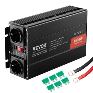 VEVOR Μετατροπέας Ισχύος 1500W 12V σε 230V XZXNBQ1500WXQCR5AV2 VEVOR Μετατροπέας Ισχύος 1500W 12V σε 230V XZXNBQ1500WXQCR5AV2