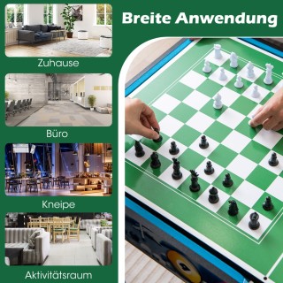 Costway Πολυλειτουργικό Τραπέζι 12 σε 1 με Ποδοσφαιράκι, Airhockey,... Costway Πολυλειτουργικό Τραπέζι 12 σε 1 με Ποδοσφαιράκι, Airhockey,...