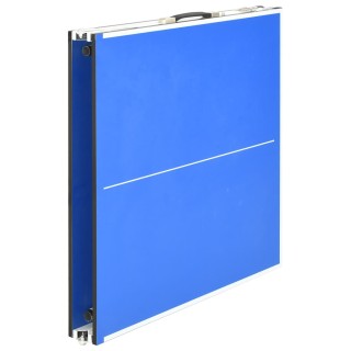 vidaXL Φορητό Τραπέζι Πινγκ Πονγκ 152x76x66 εκ. Μπλε 91946