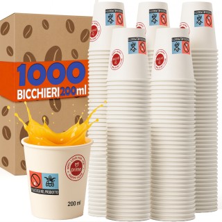 BAKAJI 1000 Ποτηράκια Καφέ Μιας Χρήσης Χωρητικότητας 200ml Χάρτινα ... BAKAJI 1000 Ποτηράκια Καφέ Μιας Χρήσης Χωρητικότητας 200ml Χάρτινα ...