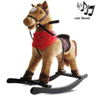 BAKAJI Ξύλινο και Λούτρινο Κουνιστό Άλογο με Ρεαλιστικά Ηχητικά Εφέ... BAKAJI Ξύλινο και Λούτρινο Κουνιστό Άλογο με Ρεαλιστικά Ηχητικά Εφέ...