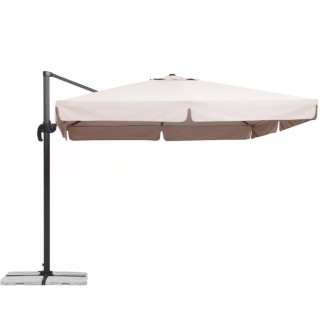 BAKAJI  Ομπρέλα Κήπου Αποκεντρωμένη Ρώμη 2,5 x 2,5 μ. Αλουμίνιο Κεκ...