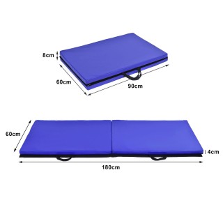 Costway Στρώμα Γυμναστικής 180 x 60 x 4 cm SP37323BL Costway Στρώμα Γυμναστικής 180 x 60 x 4 cm SP37323BL