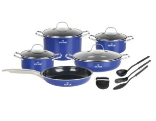 Σετ Μαγειρικά Σκεύη 14 τεμάχια Μπλε ZL-8136 ZILNER Σετ Μαγειρικά Σκεύη 14 τεμάχια Μπλε ZL-8136 ZILNER