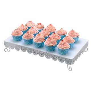 BAKAJI  Σετ 2pz Βάση Σερβιρίσματος Γλυκών Cupcake Muffin Stand Βάση...