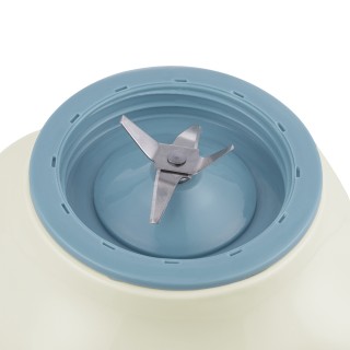 Kooper Ηλεκτρικό Μπλέντερ Ελεφαντόδοντου και Γαλάζιου με Γυάλινη Δο...