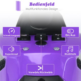 Costway 12V Ηλεκτρικό Παιδικό Τετράτροχο με Μουσική Κόρνα και LED ... Costway 12V Ηλεκτρικό Παιδικό Τετράτροχο με Μουσική Κόρνα και LED ...