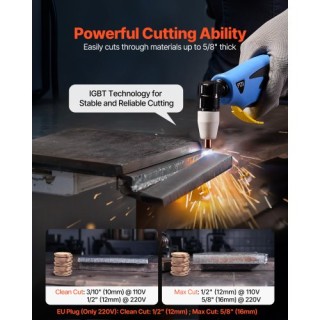 VEVOR Ψηφιακό Κοπτικό Πλάσματος 50A, με IGBT Inverter & Λειτουργία ...