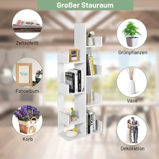 Costway Δέντρο-σχεδιασμένο Ράφι Βιβλίων με 8 Ράφια για Αποθήκευση ... Costway Δέντρο-σχεδιασμένο Ράφι Βιβλίων με 8 Ράφια για Αποθήκευση ...