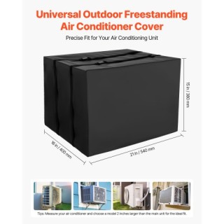VEVOR Κάλυμμα Κλιματιστικού Αδιάβροχο με Ρυθμιζόμενο Λουρί 530 x 40... VEVOR Κάλυμμα Κλιματιστικού Αδιάβροχο με Ρυθμιζόμενο Λουρί 530 x 40...