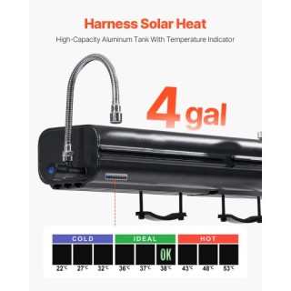 VEVOR  4 Γαλ Δεξαμενή Νερού Οροφής με Προστατευτικό Πάνελ  CDJSXZTK...