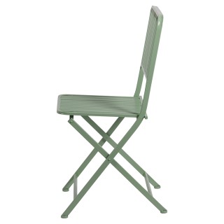 Galileo Πτυσσόμενη καρέκλα από σατινέ πράσινο σίδερο Eden Est 5921809 Galileo Πτυσσόμενη καρέκλα από σατινέ πράσινο σίδερο Eden Est 5921809