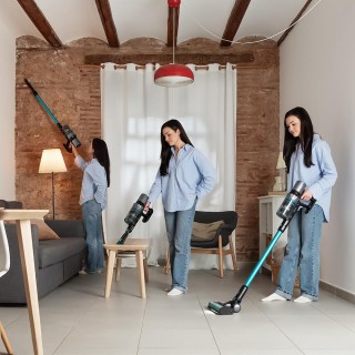 Ασύρματη Σκούπα Stick με Τεχνολογία HairLess & Κινητήρα BLDC 400 W ... Ασύρματη Σκούπα Stick με Τεχνολογία HairLess & Κινητήρα BLDC 400 W ...