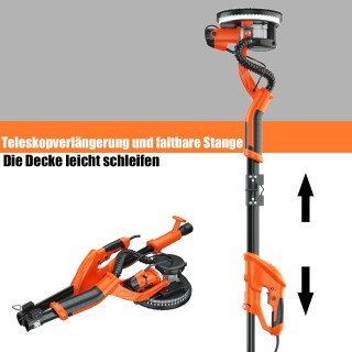 Costway Ηλεκτρικός Τροχός Τριβής Τοίχου 750W με Σύστημα Συλλογής Σκ... Costway Ηλεκτρικός Τροχός Τριβής Τοίχου 750W με Σύστημα Συλλογής Σκ...