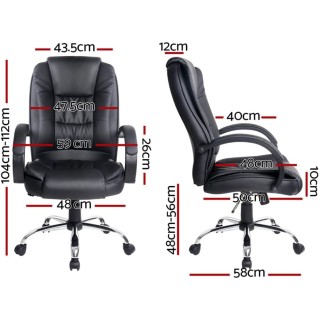 Προεδρική Περιστρεφόμενη Διευθυντική Καρέκλα Γραφείου από Οικολογικ... Προεδρική Περιστρεφόμενη Διευθυντική Καρέκλα Γραφείου από Οικολογικ...