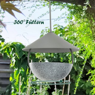 Costway  Τέλειος Τροφοδότης Πουλιών με Μεταλλικό Σκελετό και Βάση Ρ...