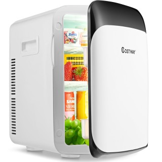 Costway Φορητό Μίνι Ψυγείο 15L με Διπλή Λειτουργία Ψύξης & Θέρμανση...